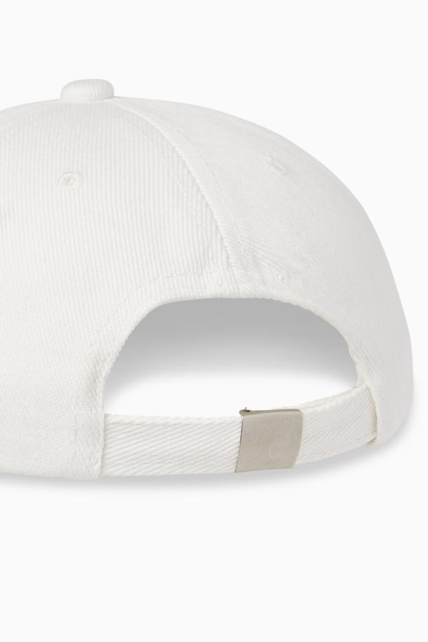 Uomo - Cappellino - bianco crema