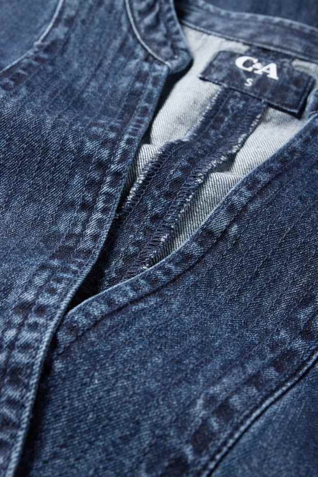 Damen - Jeans-Kaftan - dunkeljeansblau