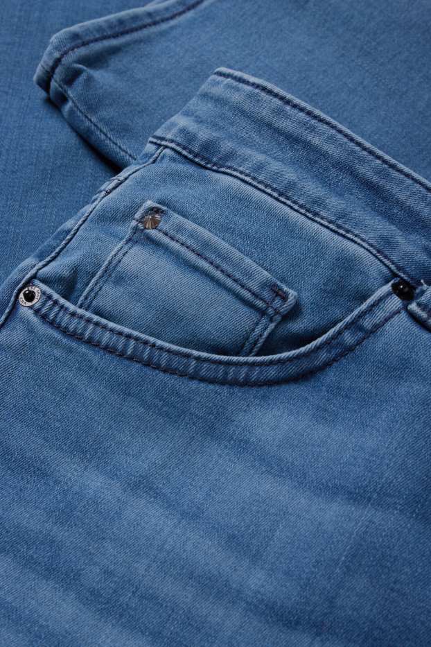 Femmes - Straight jean - mid waist - jean bleu foncé