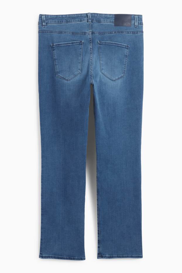 Femmes - Straight jean - mid waist - jean bleu foncé