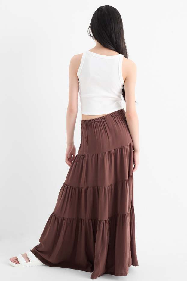 Enfants filles - Jupe - marron foncé