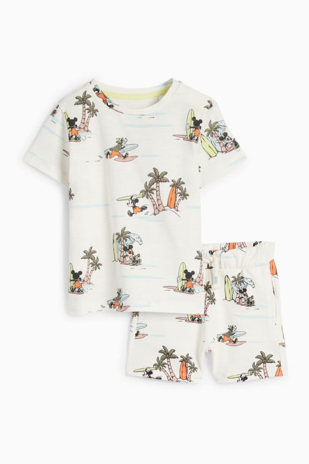 Baby Buben - Disney - Baby-Outfit - 2 teilig - cremeweiß