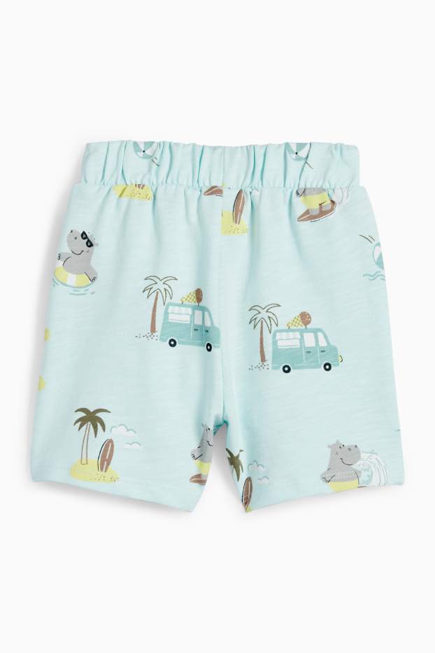 Nadó nen - Platja - pantalons curts per a nadó - turquesa