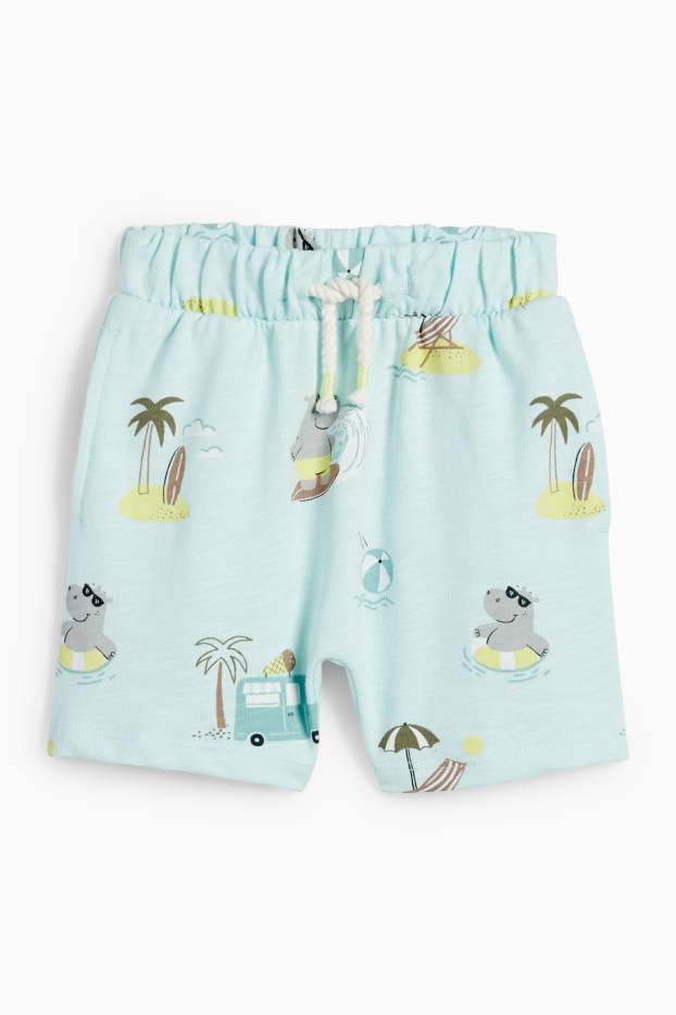 Nadó nen - Platja - pantalons curts per a nadó - turquesa