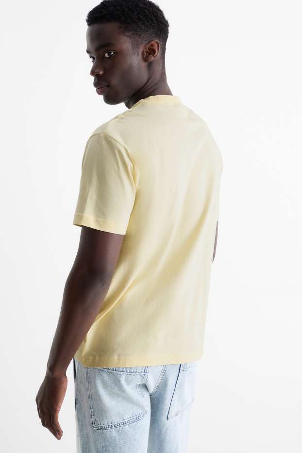 Uomo - T-shirt - relaxed fit - giallo chiaro