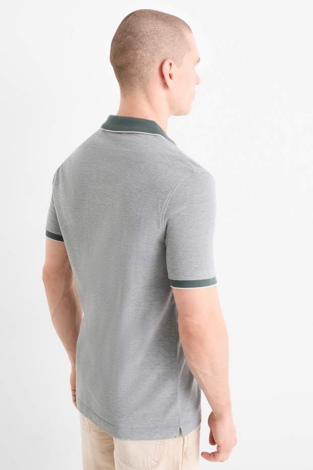 Bărbați - Tricou polo - regular fit - verde