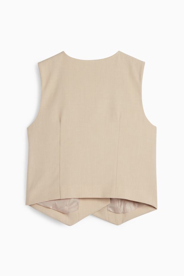 Dámské - Vesta - relaxed fit - béžová