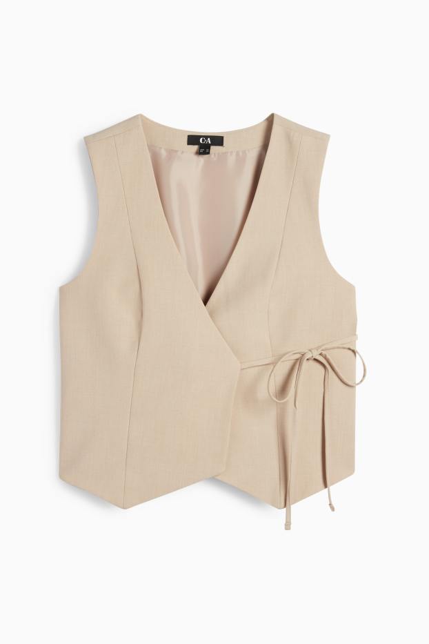 Dámské - Vesta - relaxed fit - béžová