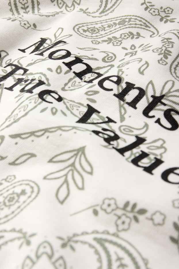 Uomo - T-shirt - relaxed fit - bianco