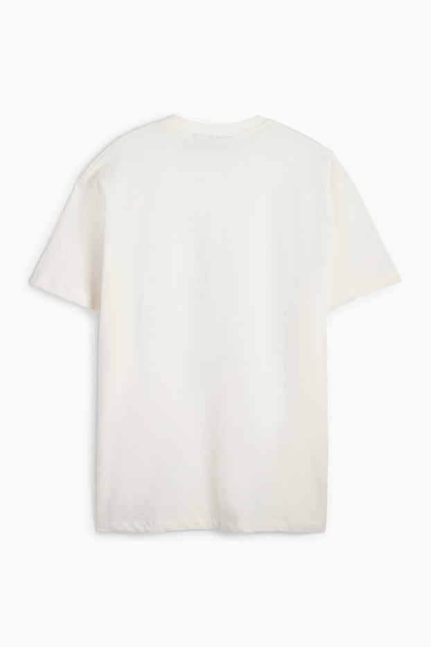 Uomo - T-shirt - relaxed fit - bianco