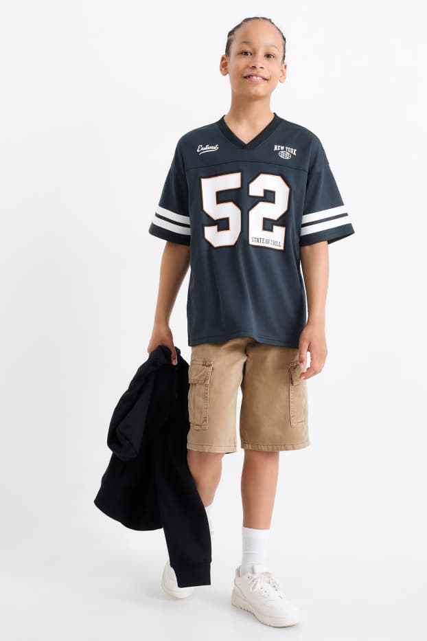 Enfants garçons - Short cargo - beige