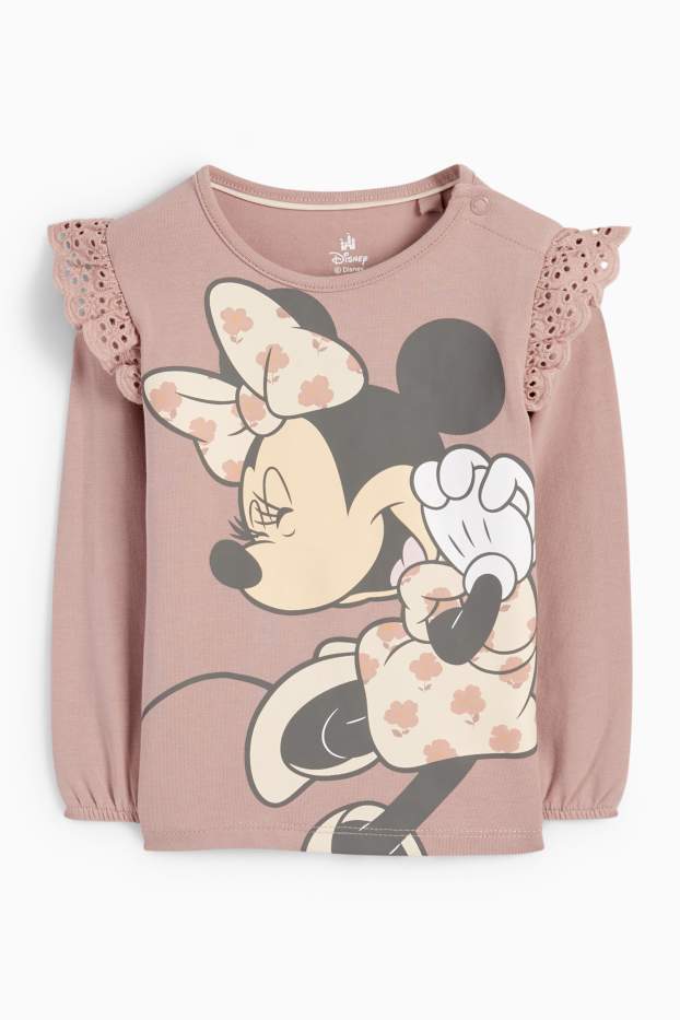 Neonate - Minnie - completo per neonate - 3 pezzi - rosa scuro