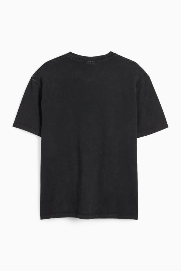 Men - T-shirt - relaxed fit - black
