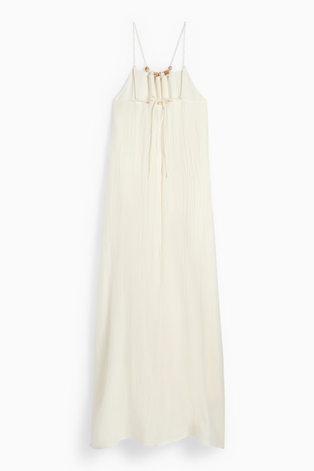 Damen - A-Linien Kleid - cremeweiss
