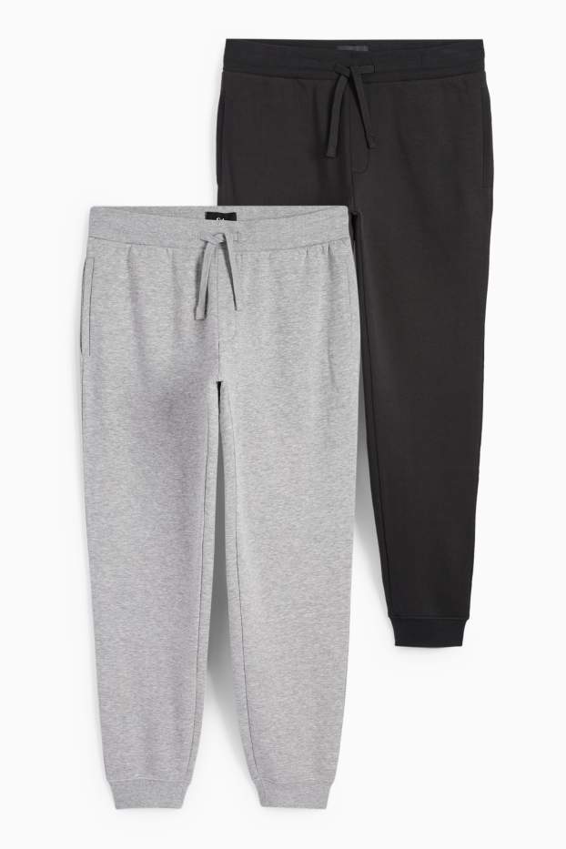 Herren - Multipack 2er - Jogginghose - grau