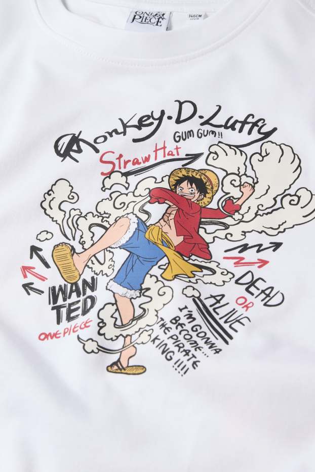 Enfants garçons - One Piece - T-shirt - blanc