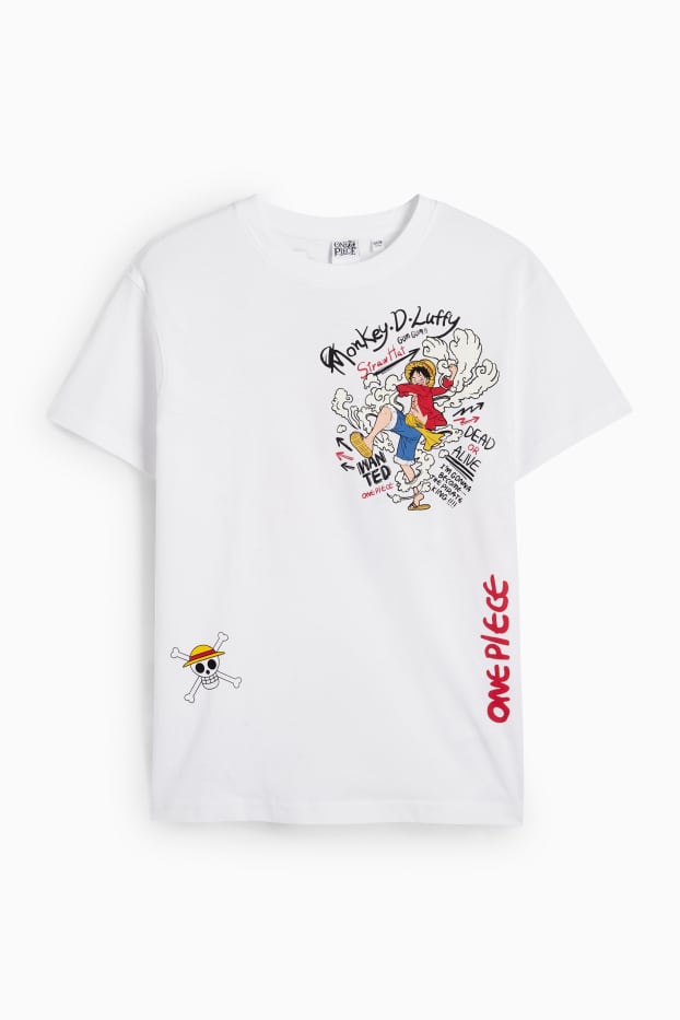 Enfants garçons - One Piece - T-shirt - blanc