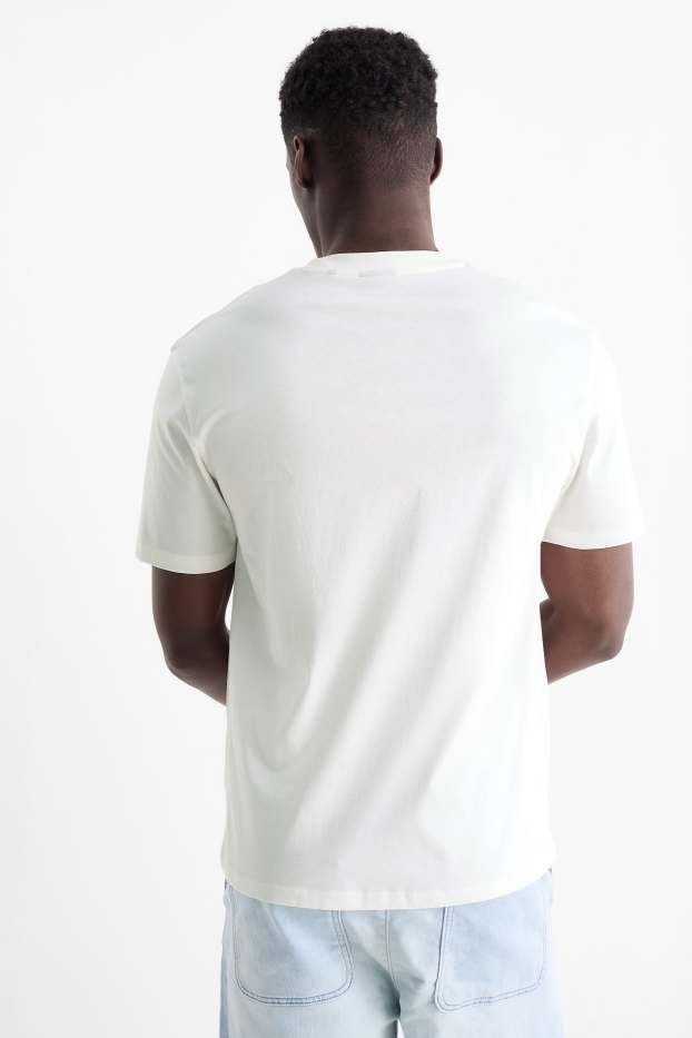 Men - T-shirt - relaxed fit - white
