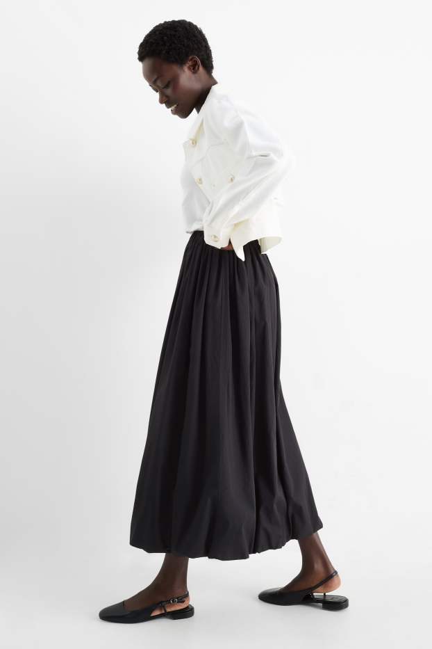 Femei - Fustă balon - negru