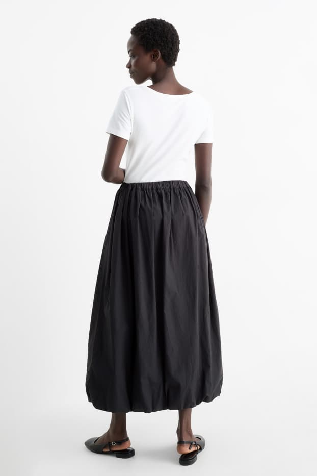 Femei - Fustă balon - negru