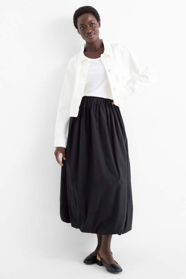 Femei - Fustă balon - negru