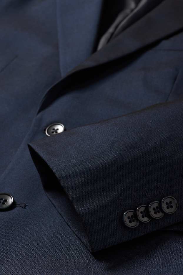 Herren - Anzug mit Krawatte - Regular Fit - 4 teilig - dunkelblau