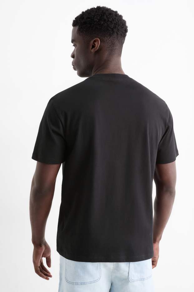 Bărbați - Tricou - relaxed fit - negru