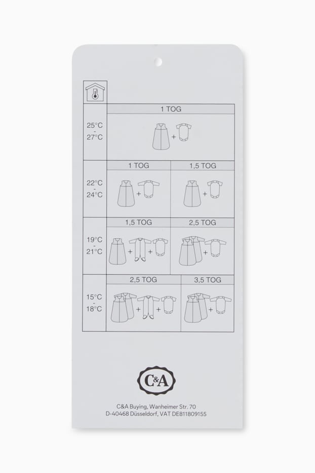 Baby: meisjes - Hartjes - babyslaapzak - 6 tot 18 maanden - wit