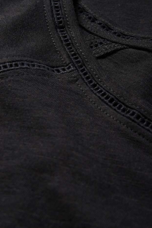 Femmes - T-shirt - regular fit - noir