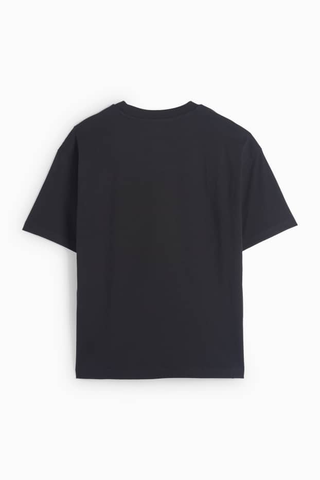Kinder Jungen - Yu-Gi-Oh! - Kurzarmshirt - Glanz-Effekt - schwarz