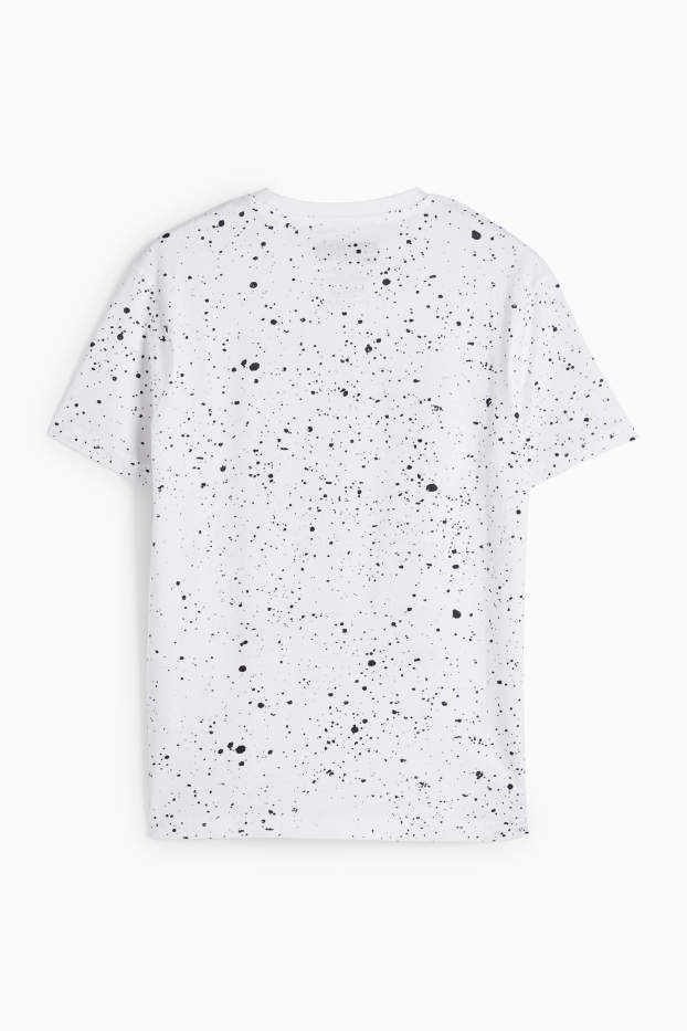 Niños: niños - Naruto - camiseta de manga corta - estampada - blanco