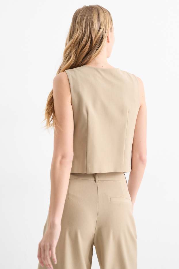 Dámské - Vesta - relaxed fit - béžová