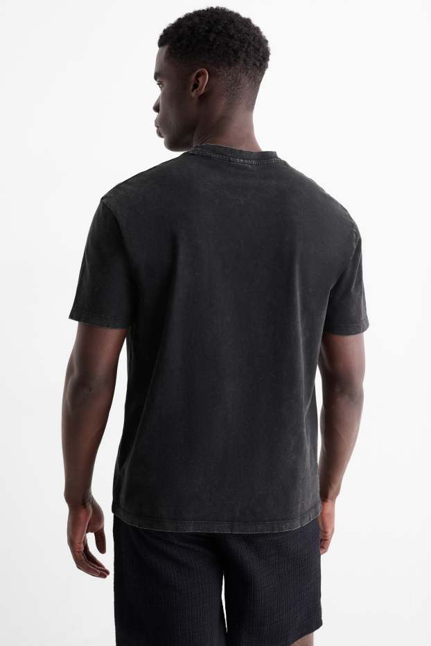 Men - T-shirt - relaxed fit - black