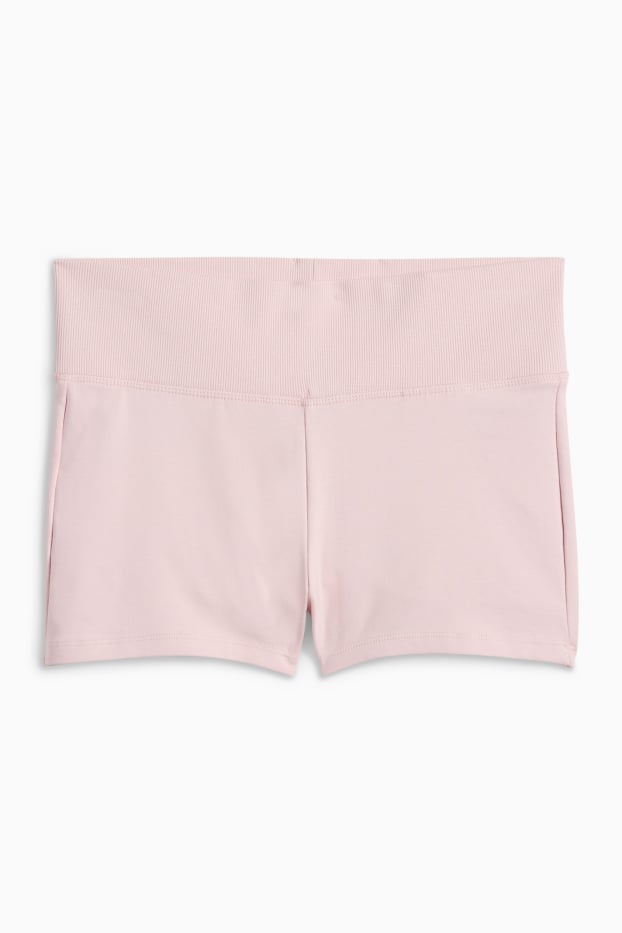 Femmes - Short en molleton - rose