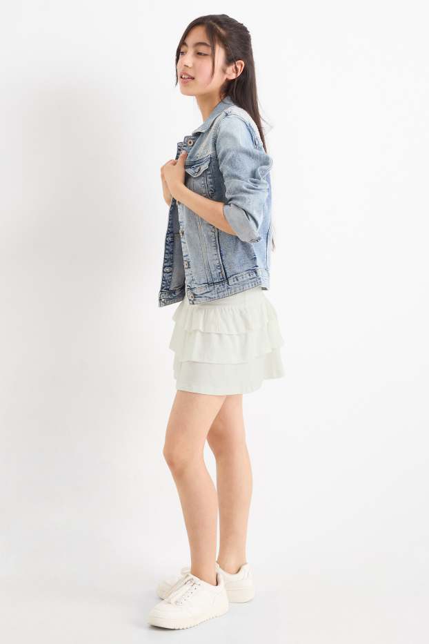 Kinderen: meisjes - Rok - wit