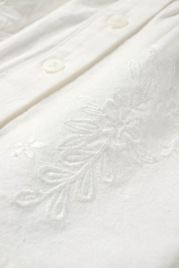 Damen - Blusentop - weiss