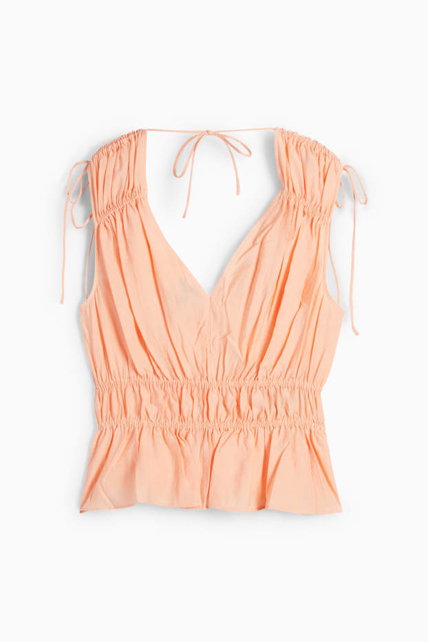 Mujer - Blusa sin mangas - melocotón