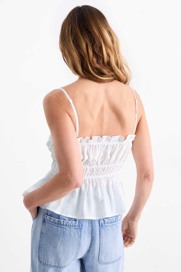 Dames - Blousetop - wit