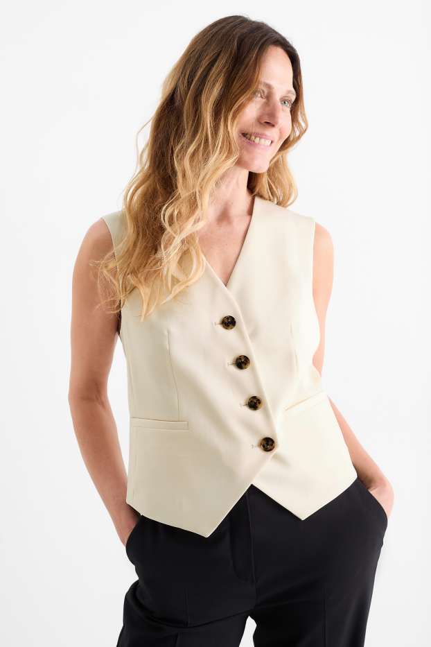 Dona - Armilla formal - regular fit - blanc trencat