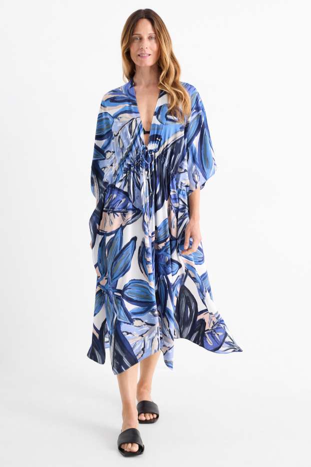 Dona - Quimono - estampat - blau