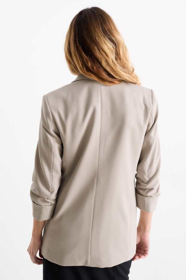 Donna - Blazer lungo business - relaxed fit - beige chiaro