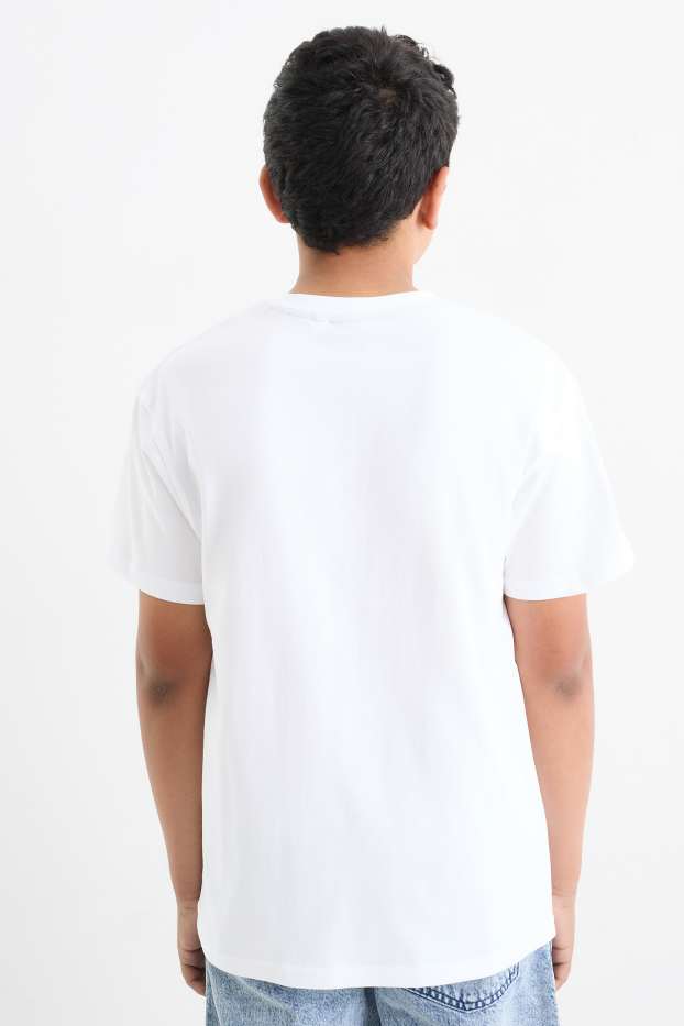 Kinderen: jongens - FIFA® - T-shirt - wit