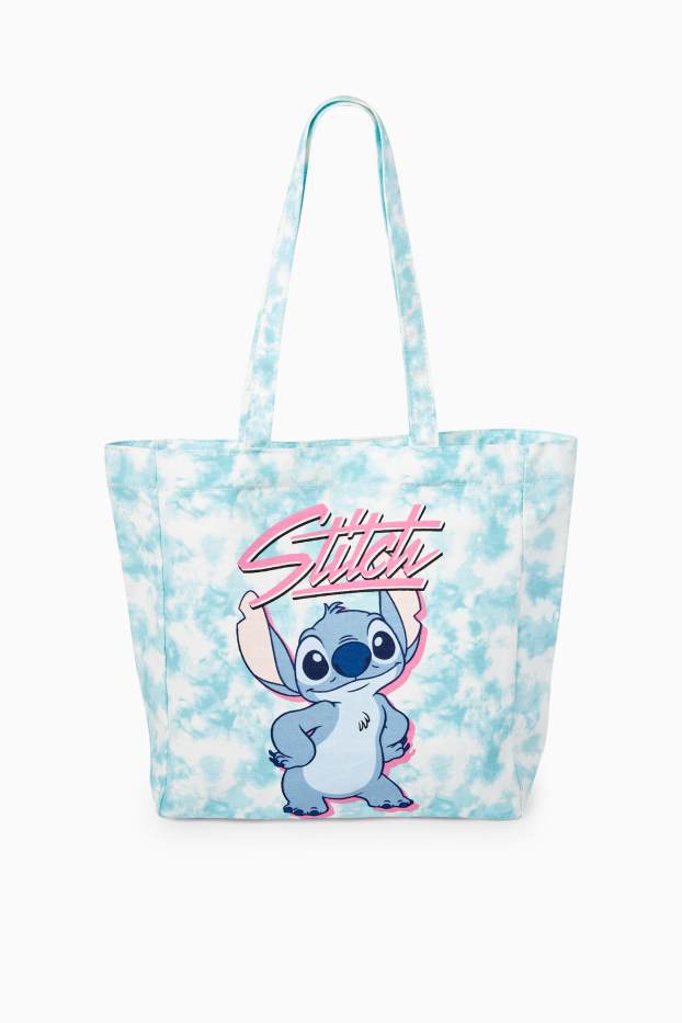 Enfants filles - Lilo & Stitch - cabas - à motif - bleu clair