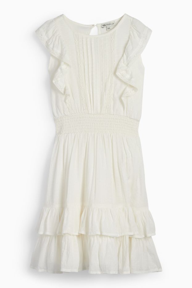Nena - Vestit - texturat - blanc trencat