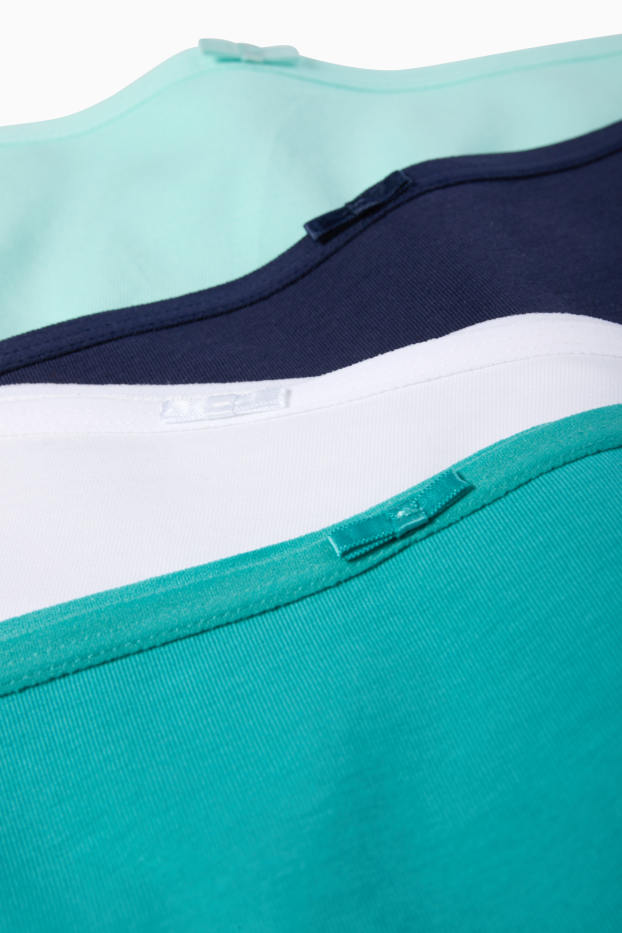 Damen - Multipack 4er - Slip - türkis