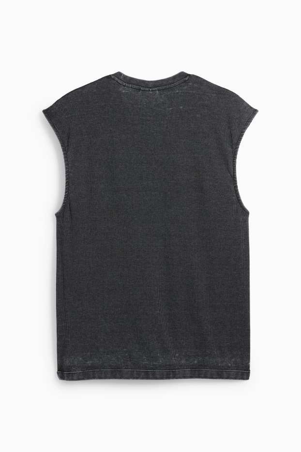 Home - Samarreta sense mànigues - de canalé - antracita