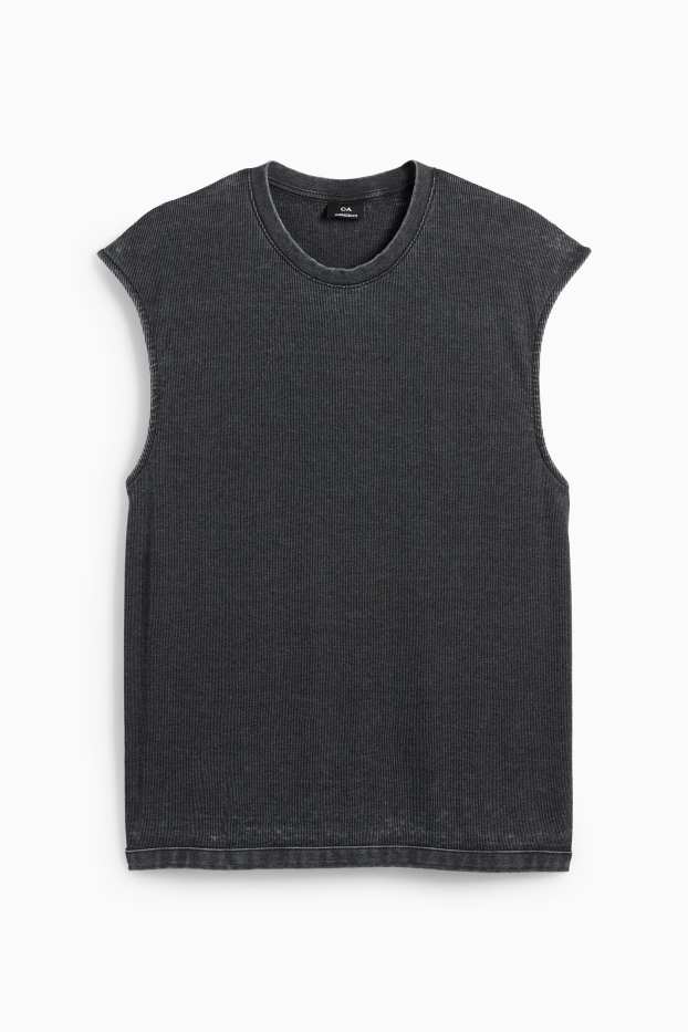 Home - Samarreta sense mànigues - de canalé - antracita