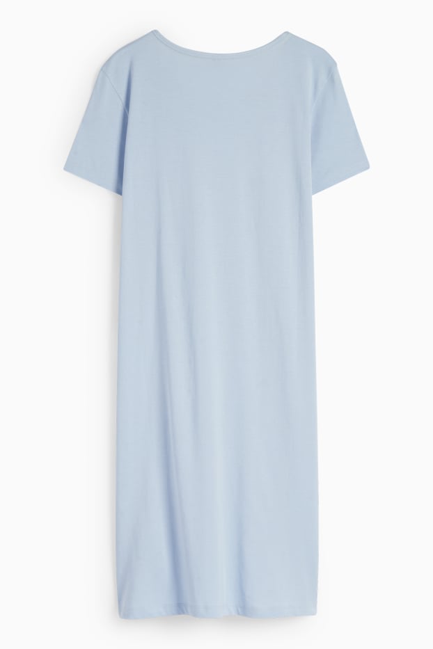 Damen - Nachthemd - hellblau