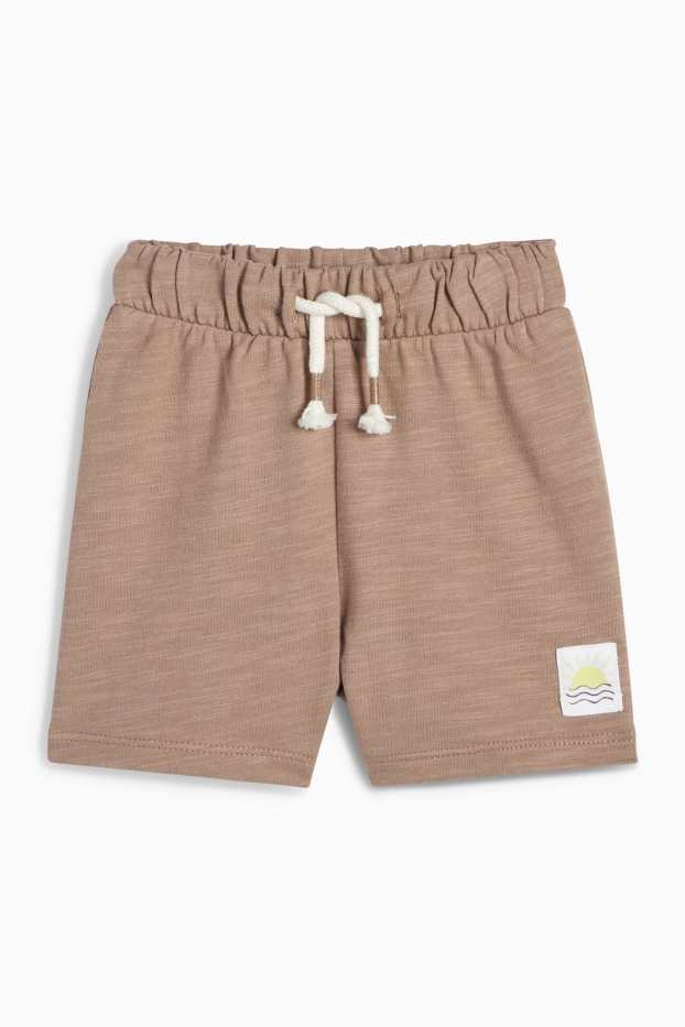 Nadó nen - Hipopòtam - conjunt per a nadó - 3 peces - marró