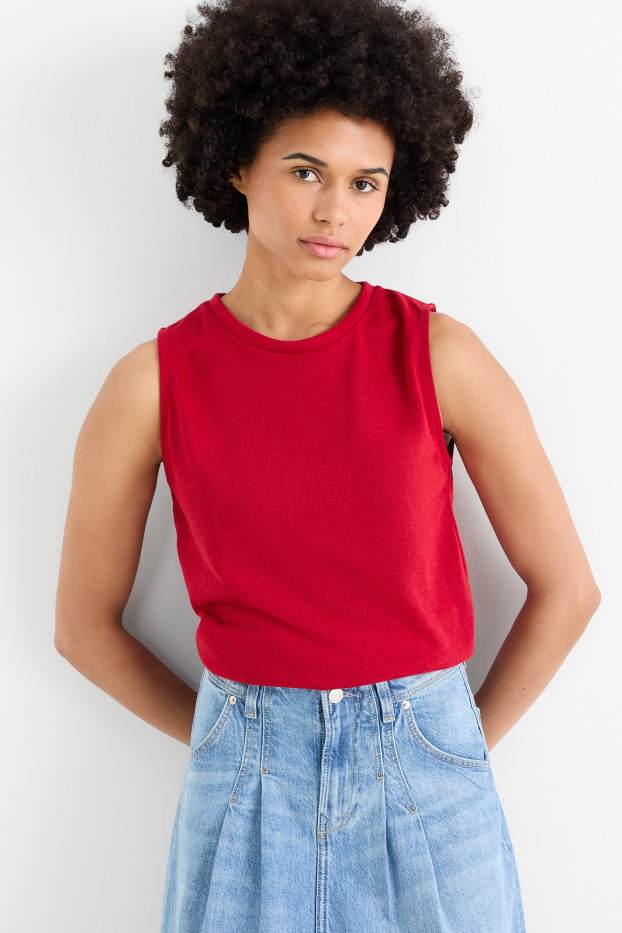 Women - Top - dark red